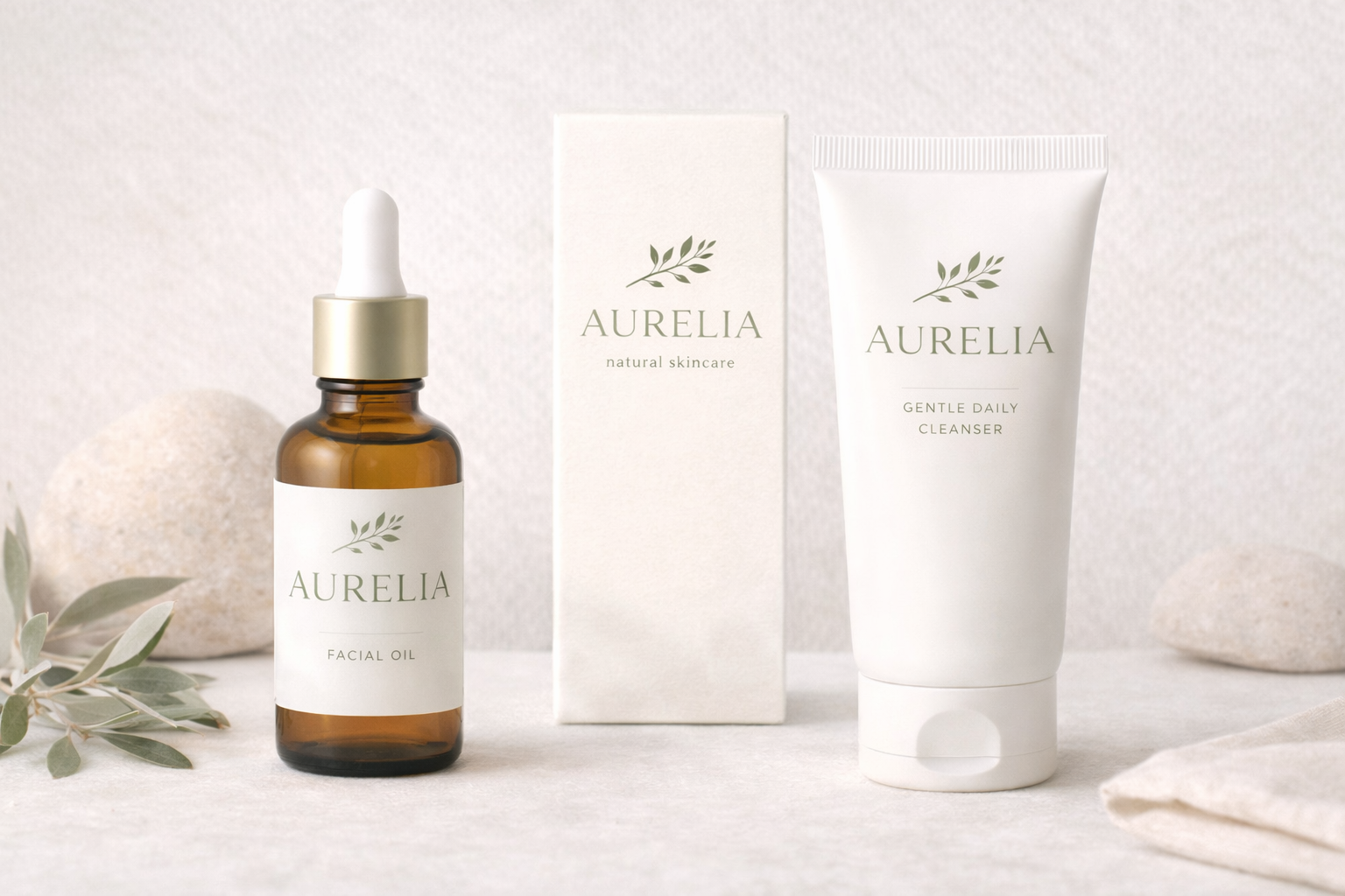 Aurelia Flatlay Mockup