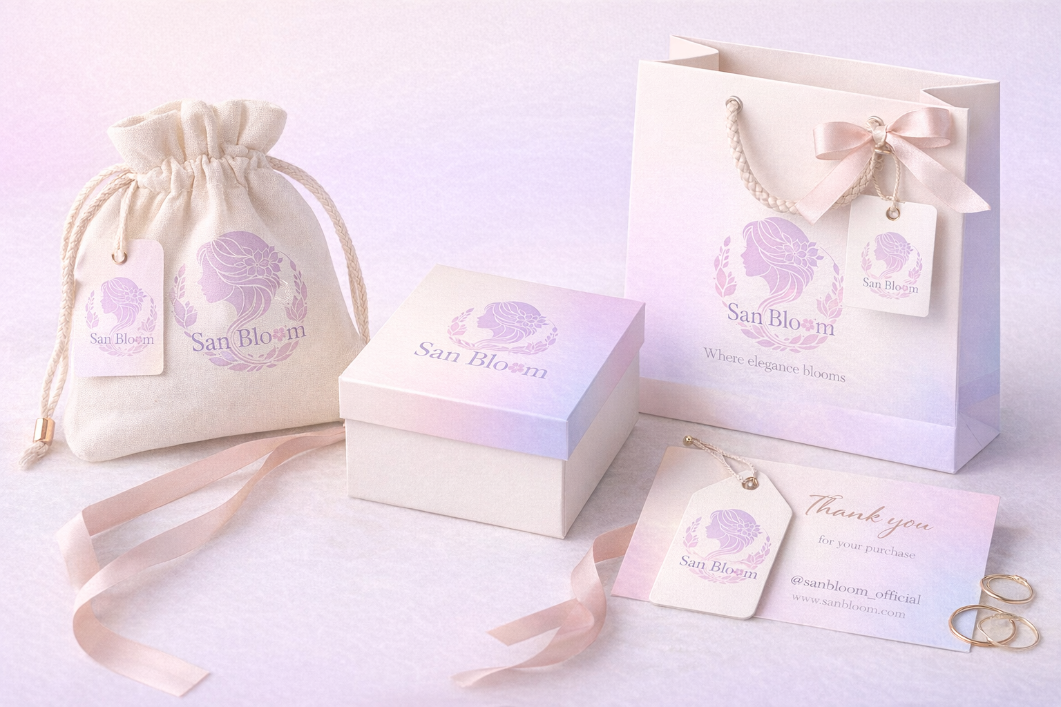 San Bloom Packaging Mockups